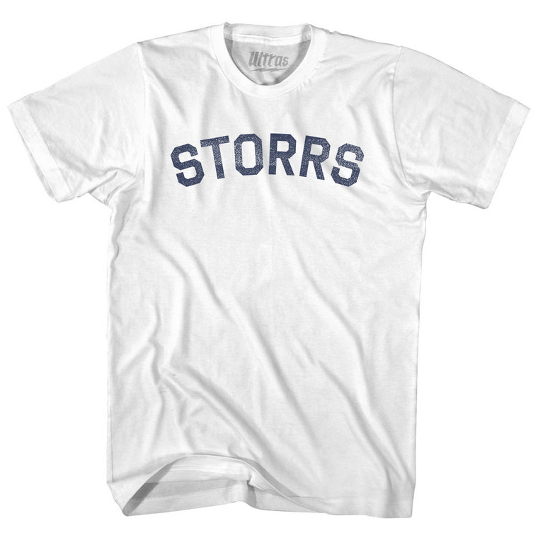 Storrs Womens Cotton Junior Cut T-Shirt - White