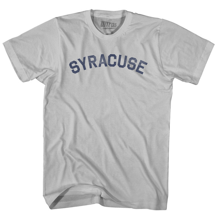 Syracuse Adult Cotton T-shirt - Cool Grey