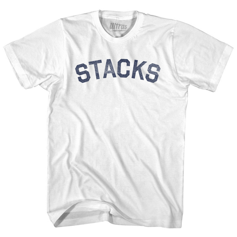 Stacks Youth Cotton T-shirt - White