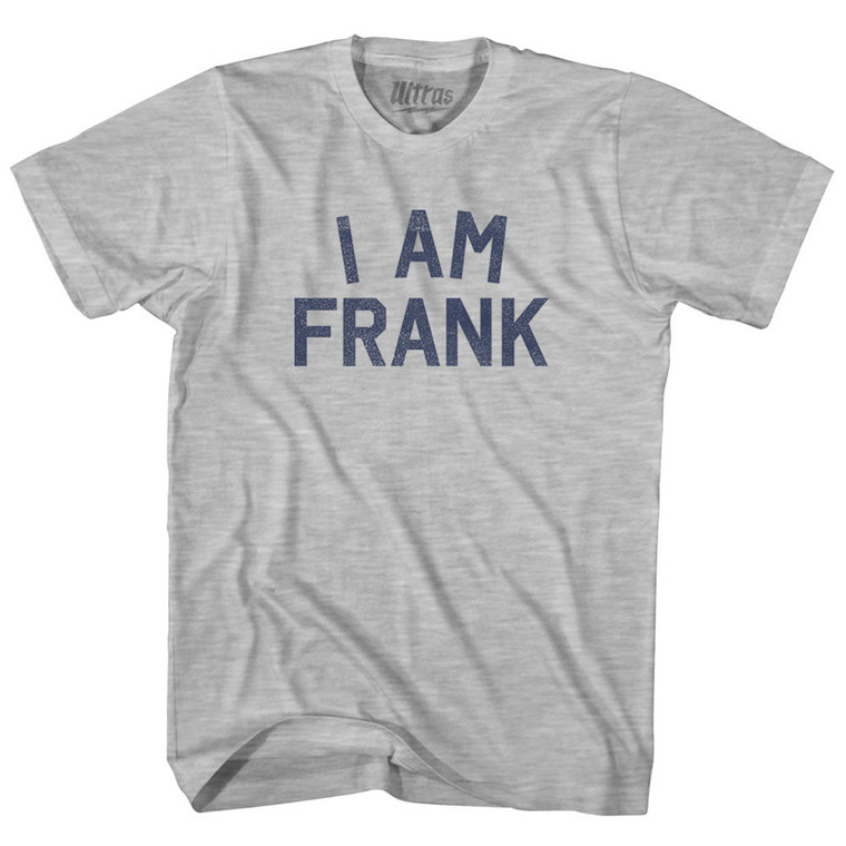 I Am Frank Womens Cotton Junior Cut T-Shirt - Grey Heather