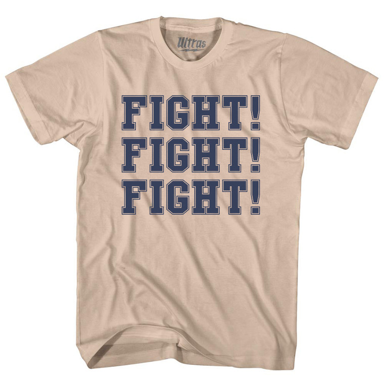 Fight Fight Fight Trump Assassination Adult Cotton T-shirt - Creme