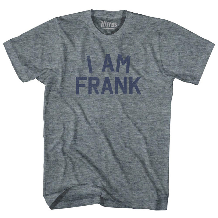 I Am Frank Youth Tri-Blend T-shirt - Athletic Grey