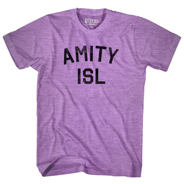 Amity ISL Adult Tri-Blend T-shirt - Athletic Purple