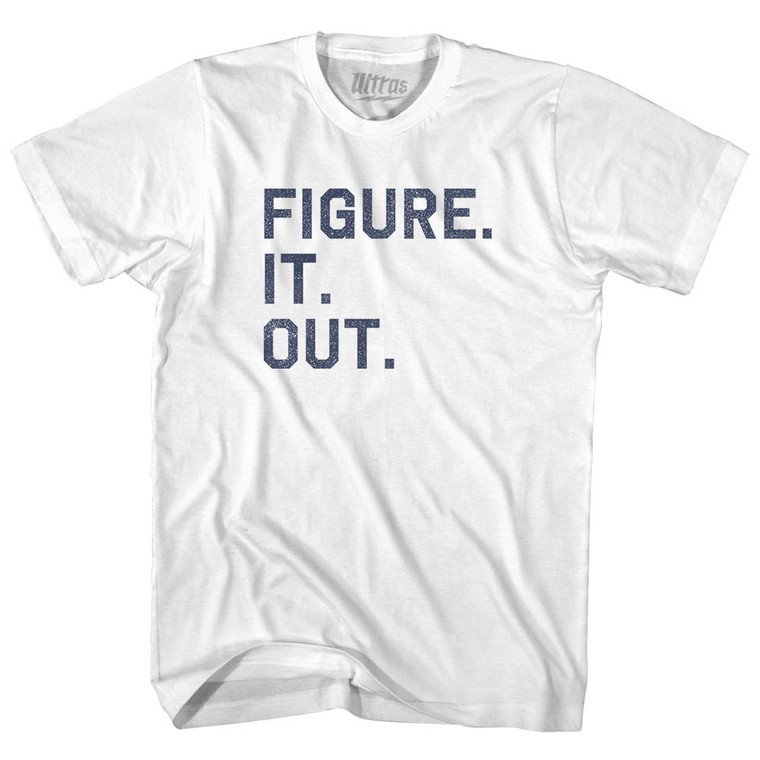 Figure. It. Out Youth Cotton T-shirt - White