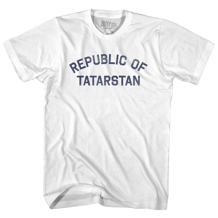 Republic Of Tatarstan Womens Cotton Junior Cut T-Shirt - White