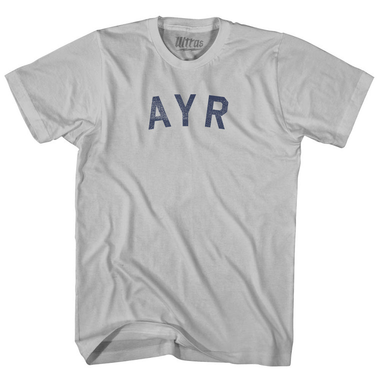Ayr Adult Cotton T-shirt - Cool Grey