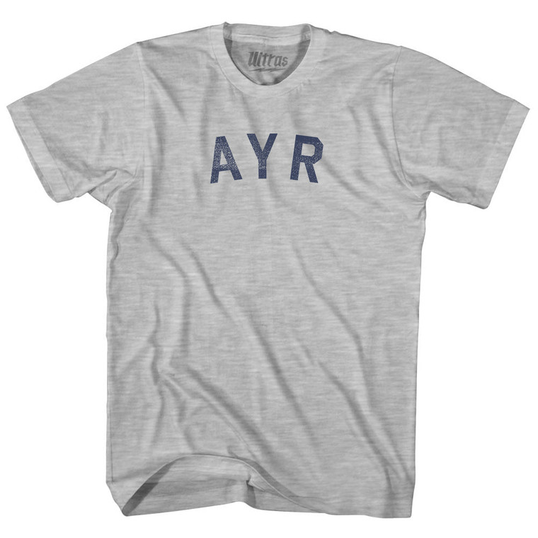 Ayr Youth Cotton T-shirt - Grey Heather