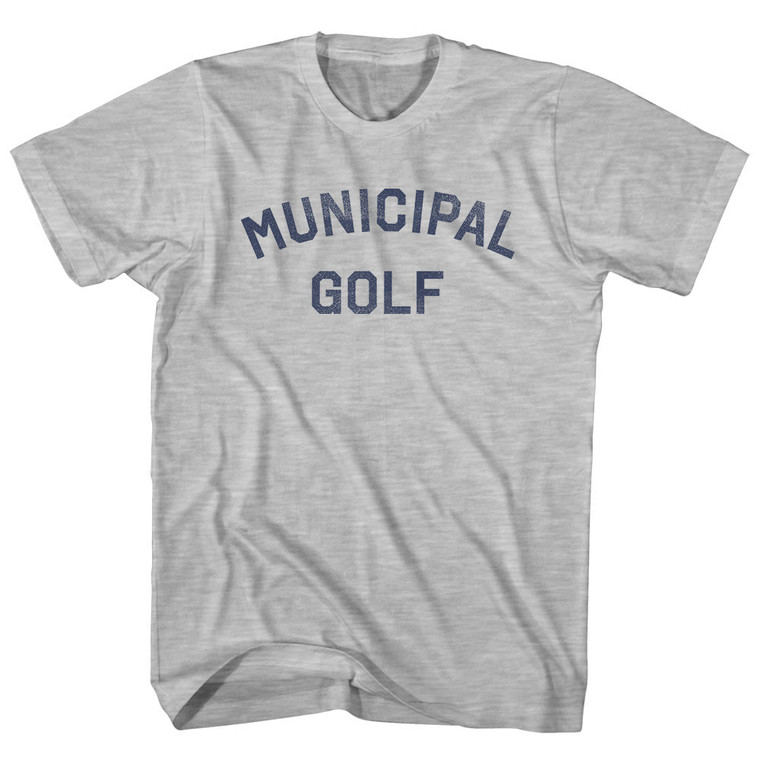 Municipal Golf Youth Cotton T-Shirt - Grey Heather