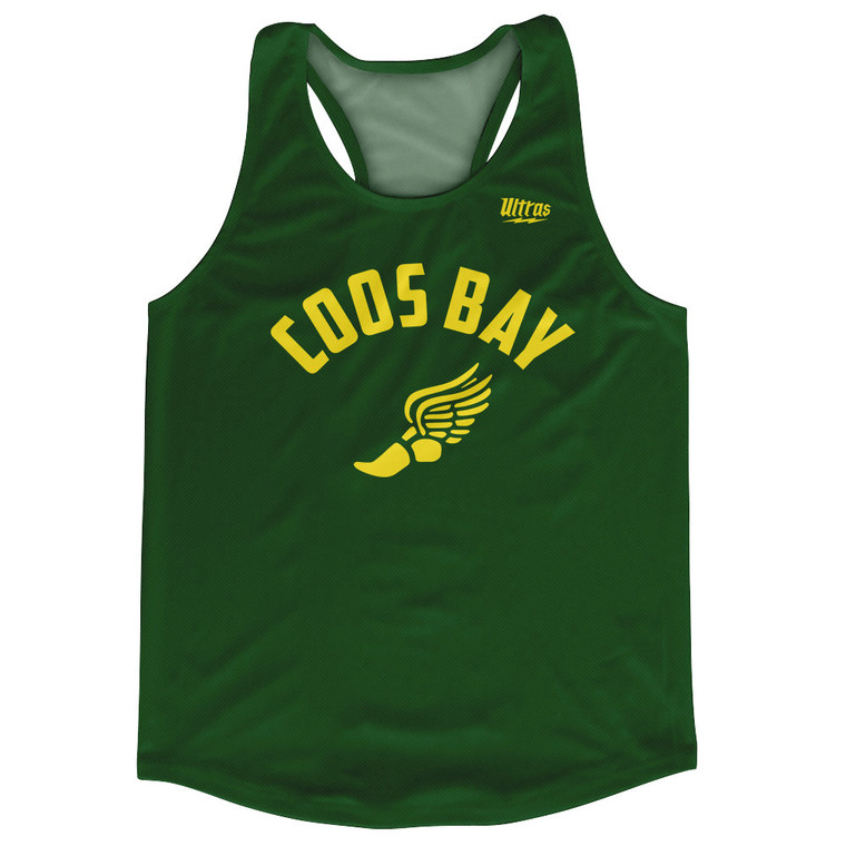 Coos Bay Running Track Tops Made In USA - Green