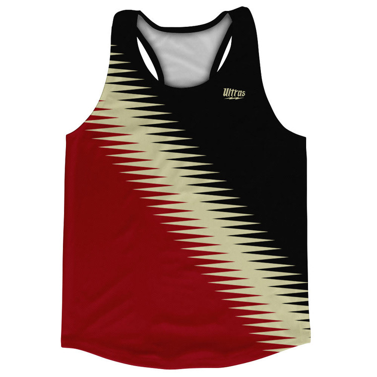 Lightning Fast Pattern Running Track Tops Made In USA - Cardinal Vegas Gold Black