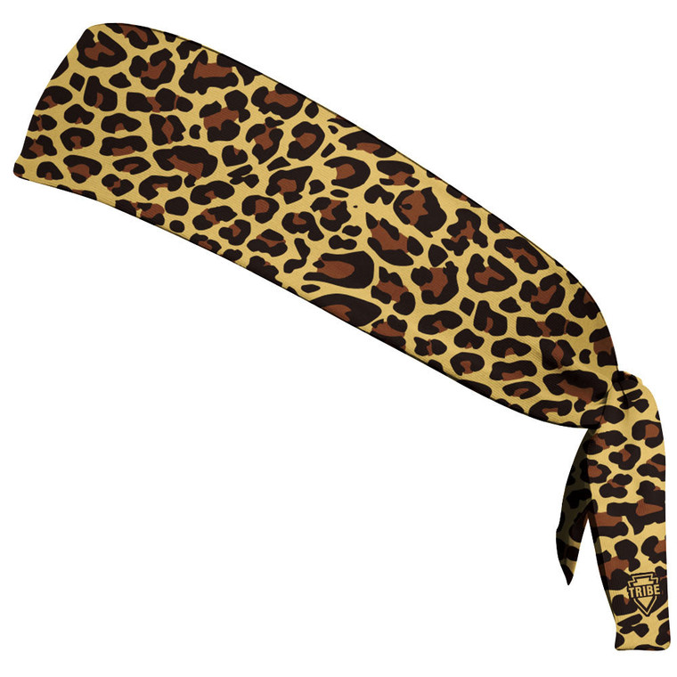 Cheetah Pattern Headband Made In USA - Yellow