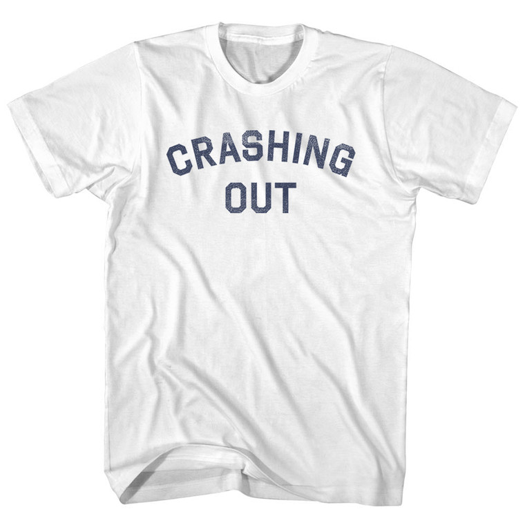 Crashing Out Youth Cotton T-shirt - White