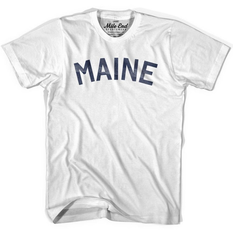 Maine Union Vintage T-Shirt - White