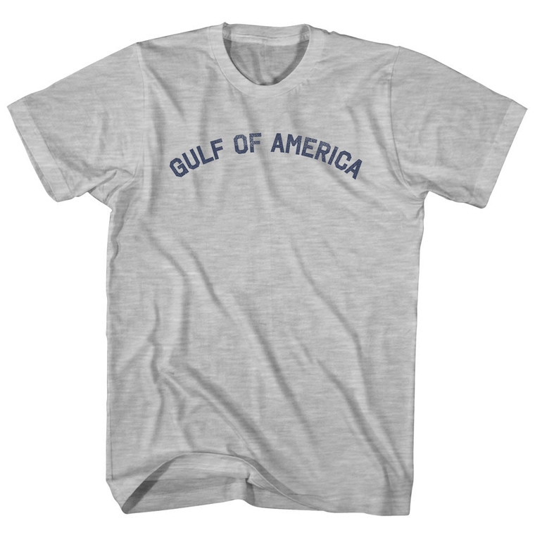 Gulf Of America Adult Cotton T-shirt - Grey Heather