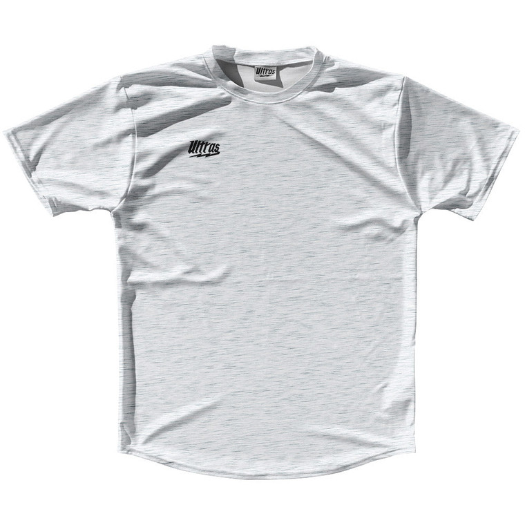 Grey Light Heathered Pattern Ultras Tennis Shirt Crew Neck - Grey Light
