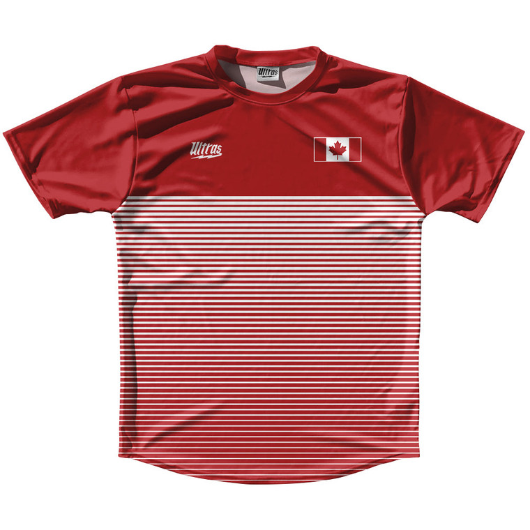 Canada Rise Ultras Tennis Shirt Crew Neck - Red