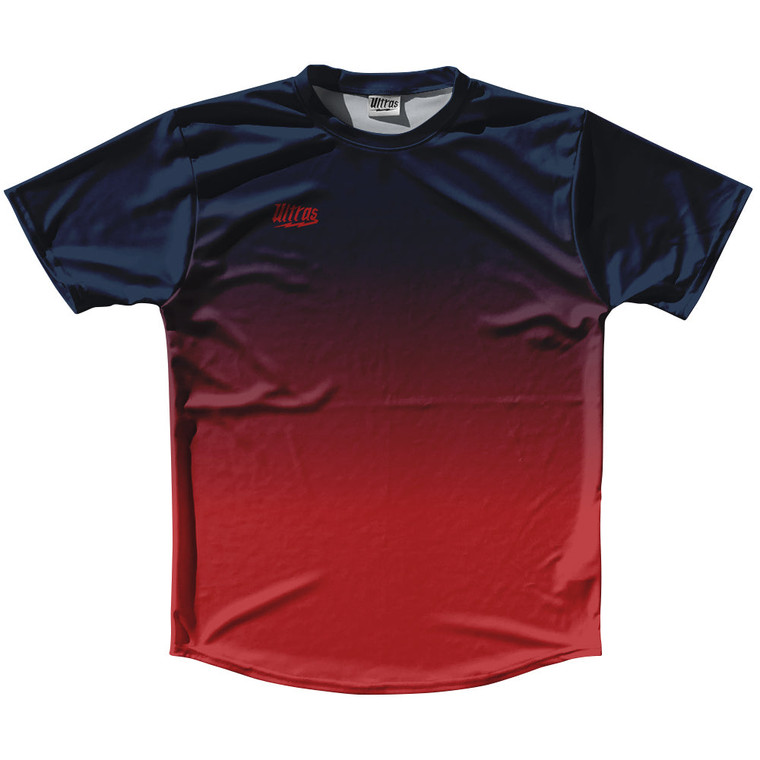 Endless Navy And Red Dark Ultras Tennis Shirt Crew Neck - Navy & Red Dark