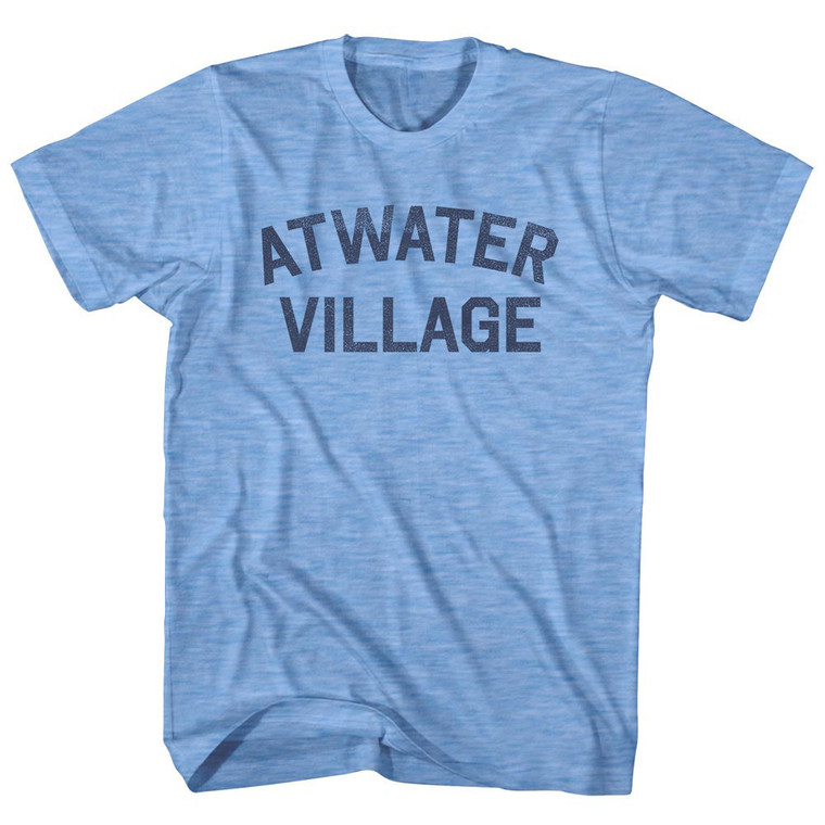 Atwater Village Adult Tri-Blend T-shirt - Athletic Blue