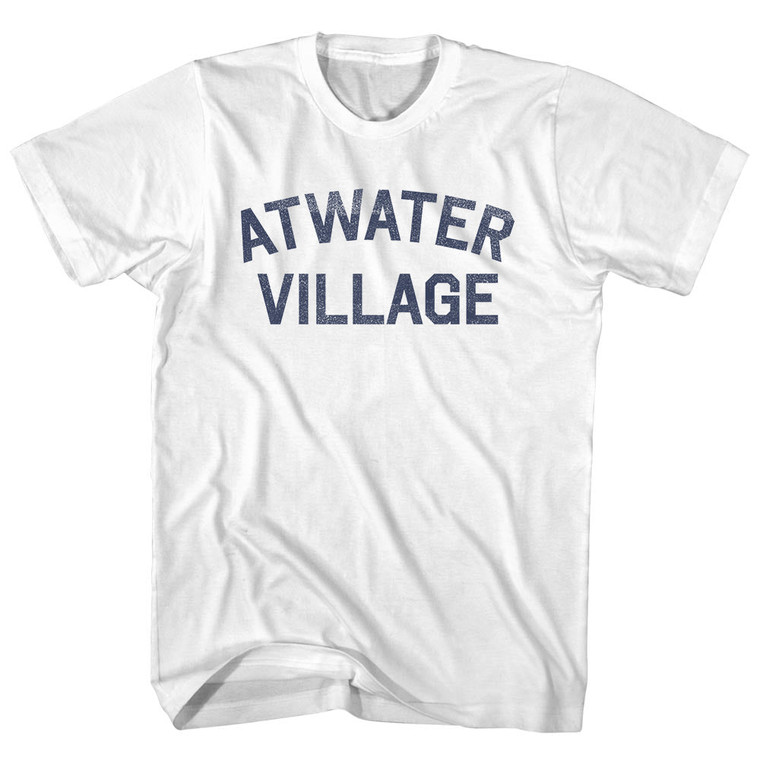 Atwater Village Womens Cotton Junior Cut T-Shirt - White