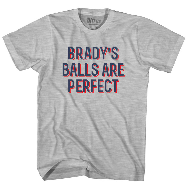 Brady's Balls Are Perfect Youth Cotton T-shirt - Grey Heather