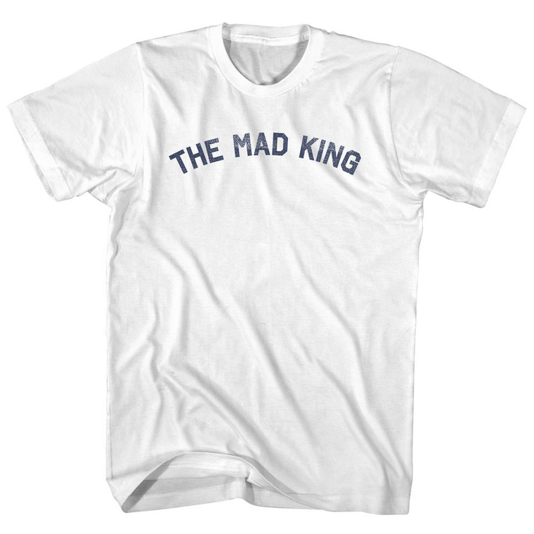 The Mad King Adult Cotton T-shirt - White