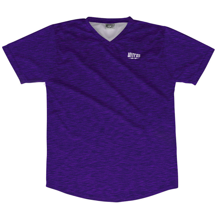 Heathered Soccer Jersey Made In USA - Purple Violet Laker