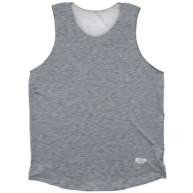 Heathered Athletic Tank Top - Grey Datk