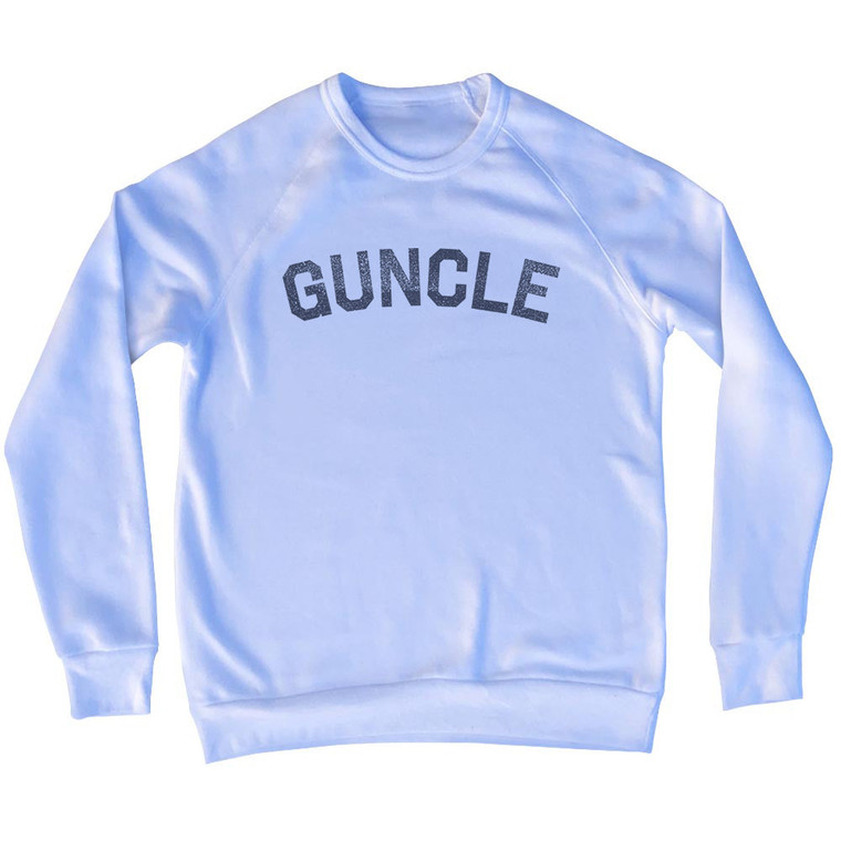 GUNCLE Adult Tri-Blend Sweatshirt - White