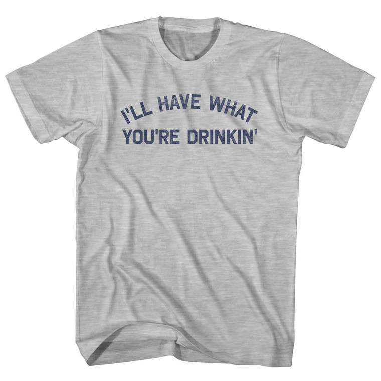I'll Have What You're Drinkin' Youth Cotton T-shirt - Grey Heather