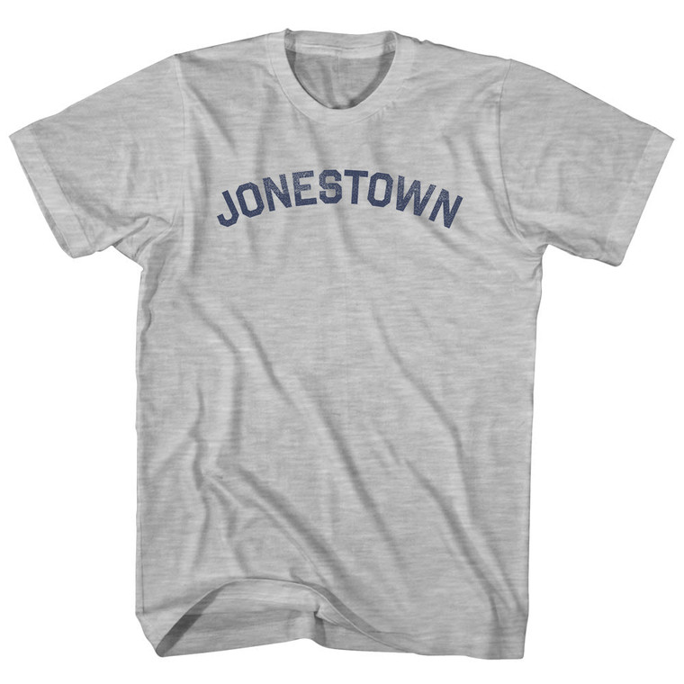 Jonestown Womens Cotton Junior Cut T-Shirt - Grey Heather