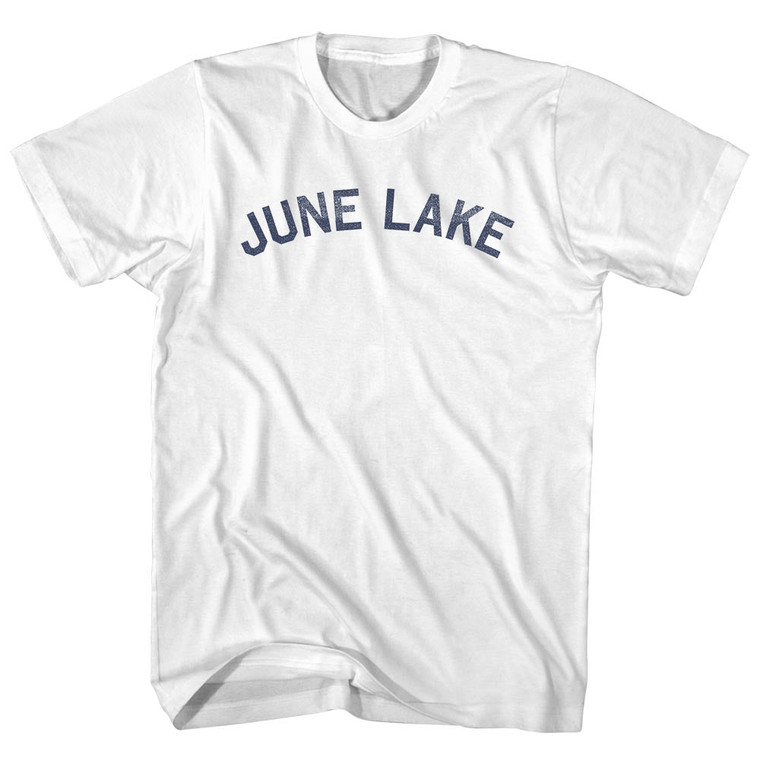 June Lake Womens Cotton Junior Cut T-Shirt - White