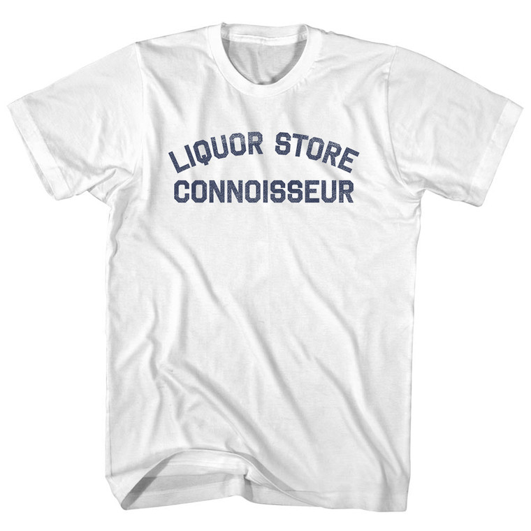 Liquor Store Connoisseur Youth Cotton T-shirt - White