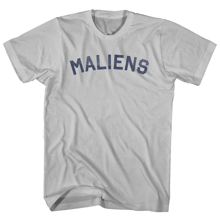Maliens Adult Cotton T-shirt - Cool Grey