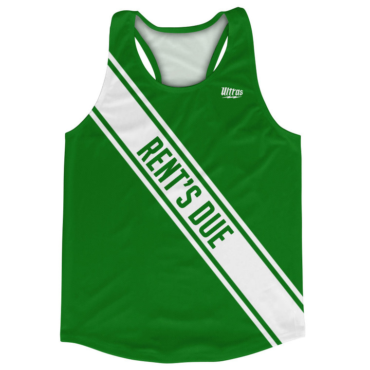 Rents Due Running Track Tops Made In USA - Kelly Green