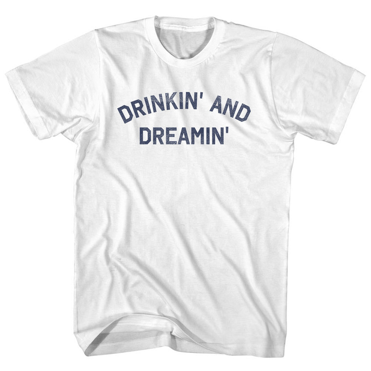 Drinkin' And Dreamin' Youth Cotton T-shirt - White