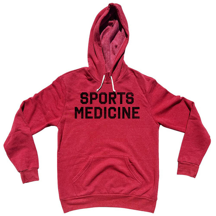 Sports Medicine Cotton-Poly Blend Hoodie - Red