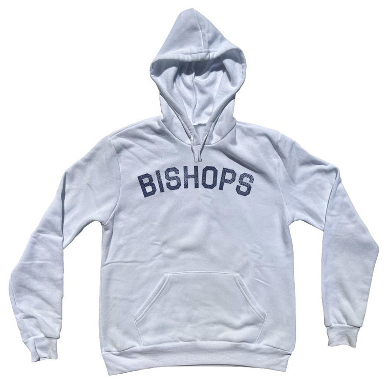 Bishops Cotton-Poly Blend Hoodie White