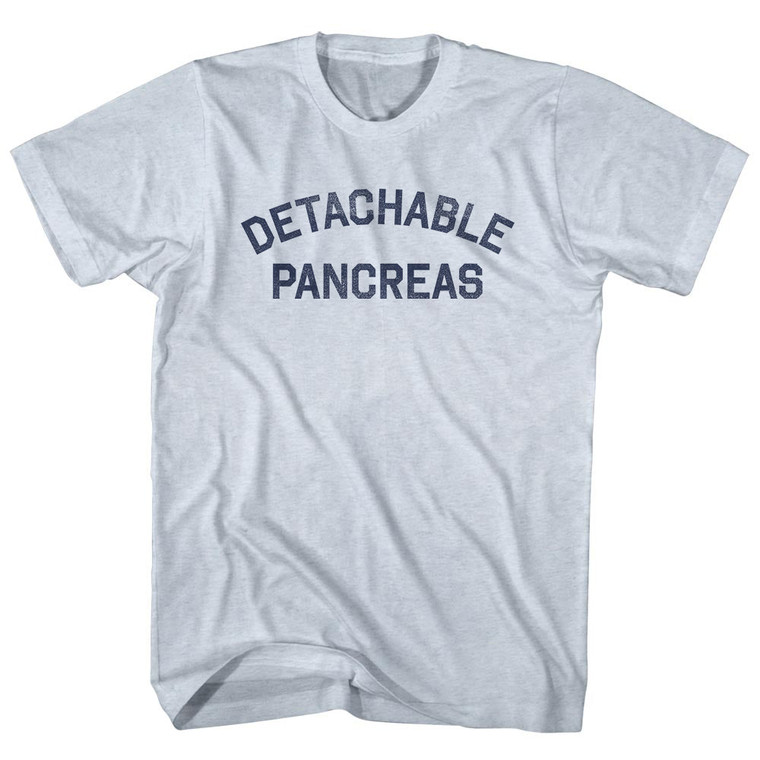 Detachable Pancreas Adult Tri-Blend T-shirt - Athletic White