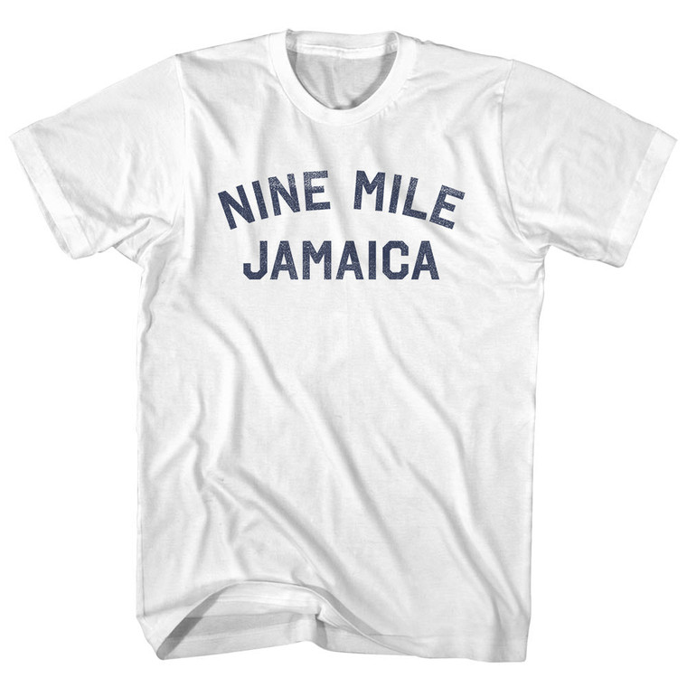 Nine Mile Jamaica Adult Cotton T-shirt - White