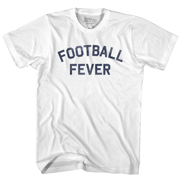 Football Fever Youth Cotton T-shirt - White