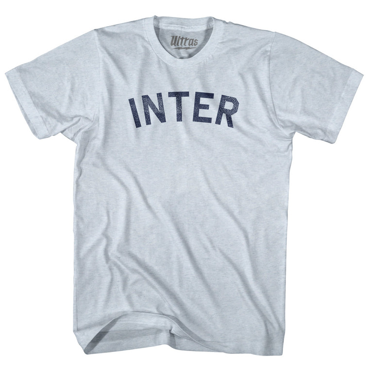 Inter Adult Tri-Blend T-shirt - Athletic White
