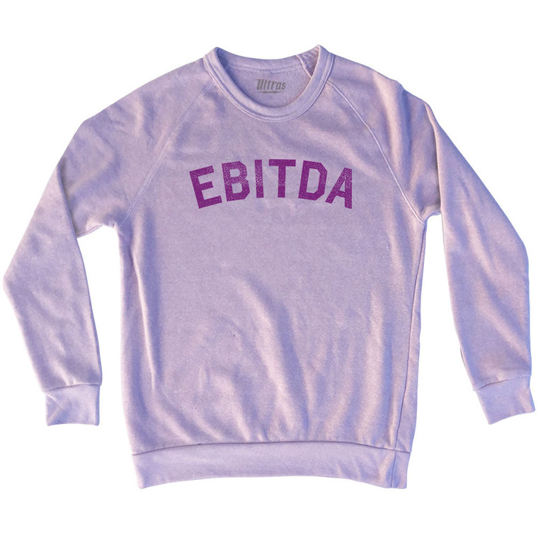 Ebitda Adult Tri-Blend Sweatshirt - Pink