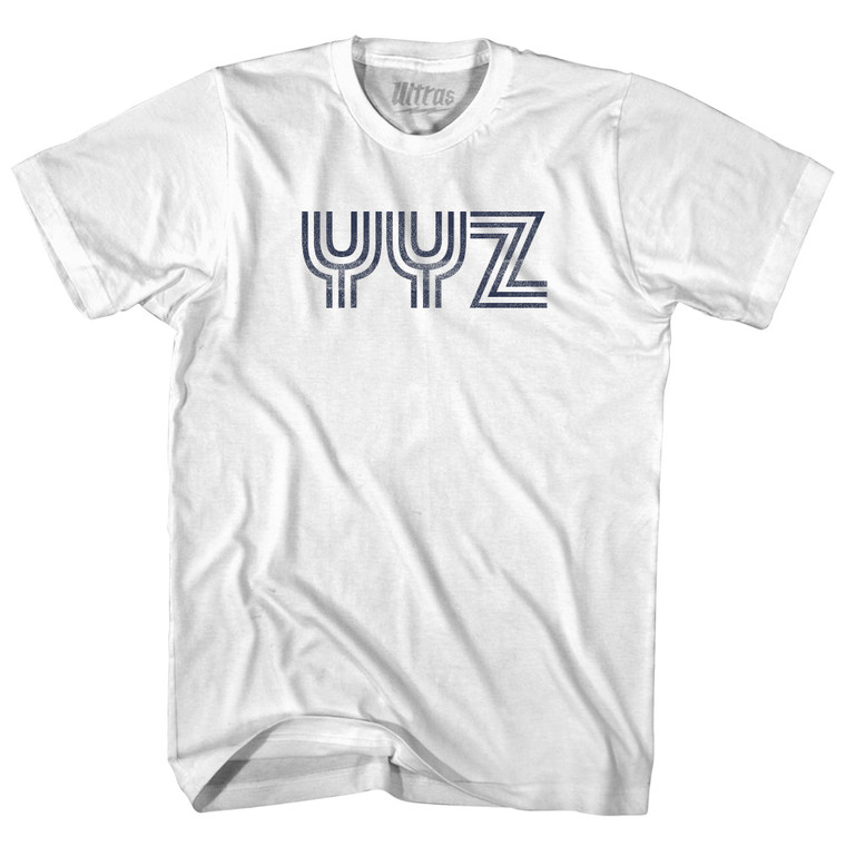 Toronto Airport YYZ Adult Cotton T-shirt - White