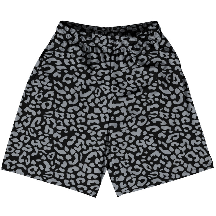 Cheetah Two Tone Black Lacrosse Shorts Made In USA - Black
