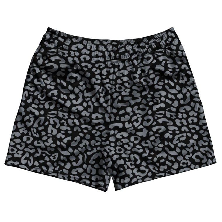 Cheetah Two Tone Black Rugby Shorts Made In USA - Black