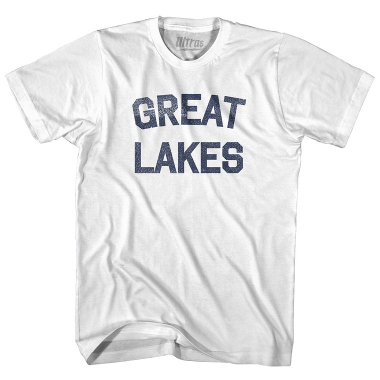Great Lakes Adult Cotton T-shirt - White