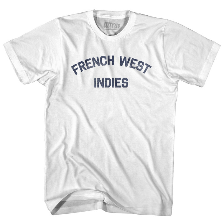 French West Indies Adult Cotton T-shirt - White