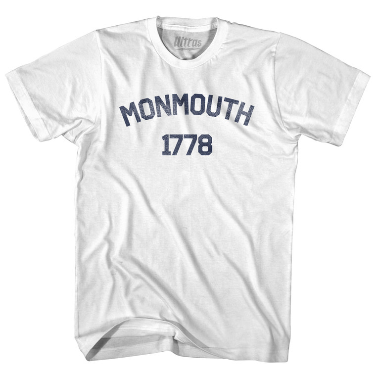 Monmouth 1778 Adult Cotton T-shirt - White