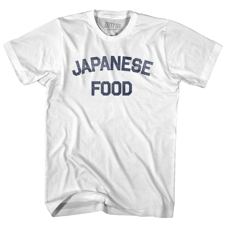 Japanese Food Adult Cotton T-shirt - White