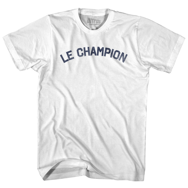 Le Champion Womens Cotton Junior Cut T-Shirt - White